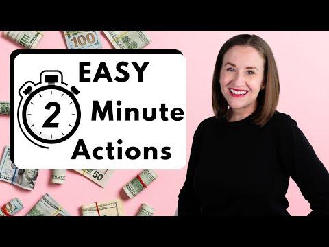 Boost Productivity and Save Money with These 2-Minute Actions