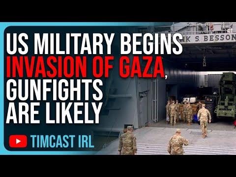 US Military Aid Project in Gaza: Potential Gunfights and Tensions Rise