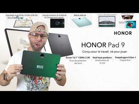 Découvrez la tablette HONOR Pad 9: performances exceptionnelles et design élégant!