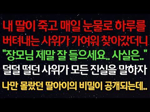 가족 간의 갈등과 진실을 향한 여정: 내 딸의 비밀을 밝힌 사위의 이야기