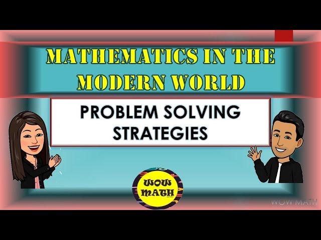 Mastering Problem Solving Strategies in Mathematics