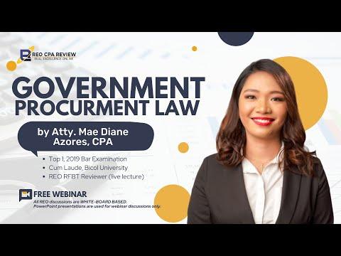 Mastering Government Procurement Law: Key Insights by Atty. Mae Diane Azores, CPA