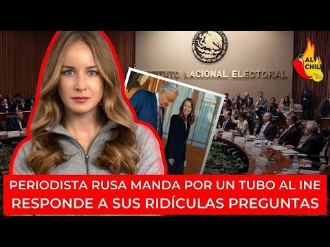 Periodista rusa defiende entrevista con AMLO ante cuestionamientos del INE