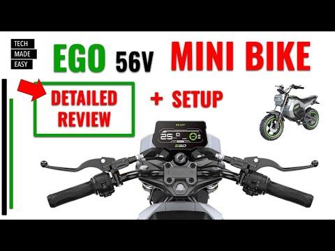 Experience the Ultimate Adventure with the EGO 56v Mini Bike MB1000 MB1005-2