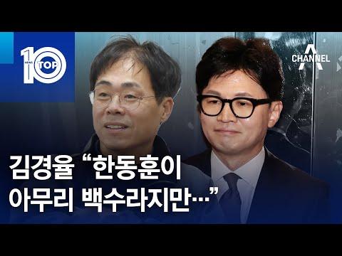 한동훈 위원장과 대통령 간의 관계 분석