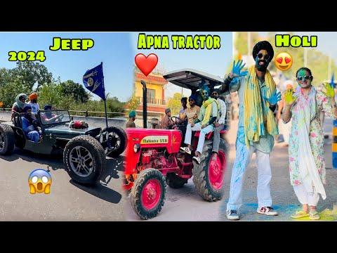 Experience the Best Holi Celebration at Anandpur Sahib with Tractor Fun 🚜🎉