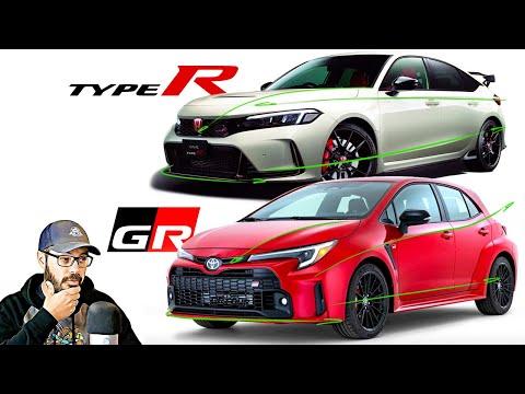 Civic Type-R vs GR Corolla: A Design Comparison