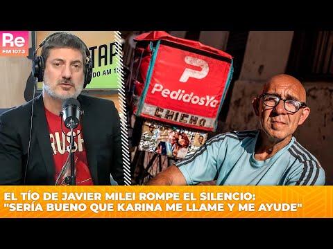 El tío de Javier Milei: La historia detrás del trabajador de la aplicación de reparto