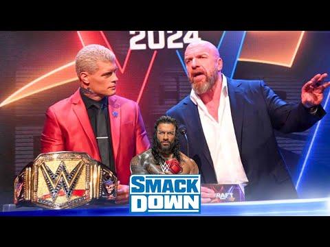 Le DRAFT DÉMARRE: Les coulisses du WWE Smackdown du 26 avril 2024