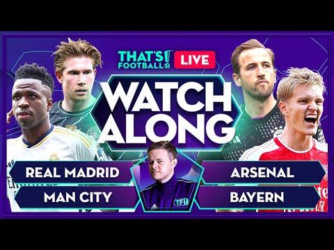 Exciting Live Football Matches: Arsenal vs Bayern | Real Madrid vs Man City