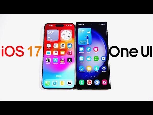 iOS 17.11 vs. one UI 6: A Comprehensive Comparison