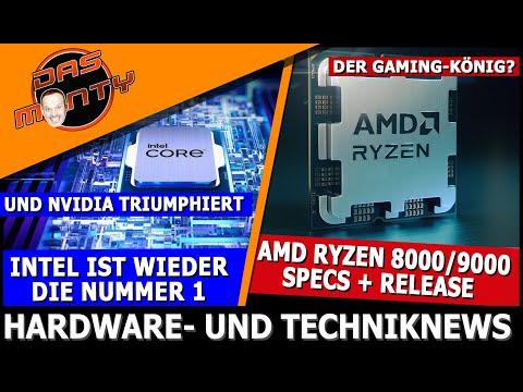 AMD Ryzen 8000/9000 Specs + Release | Intel Nummer 1 | Nvidia RTX 4070 Super Reviews | News