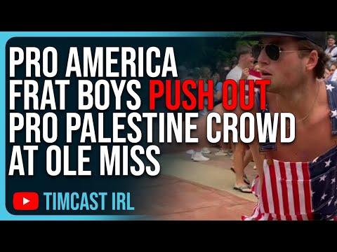 Pro-American Group Clashes with Pro-Palestine Protesters at Ole Miss: A Controversial Encounter
