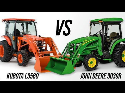 Tractor Showdown: Kubota L3560 vs John Deere 3039R
