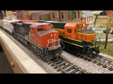Exciting Live Operation of HO Trains and Locomotives on the Layout