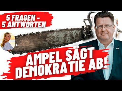 Die Ampel sägt die Demokratie ab - Faesers 13 Punkte-Programm (5 Fragen - 5 Antworten)