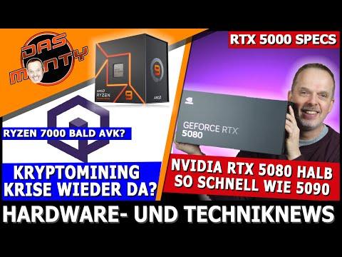 Neue Kryptominingkrise: Ryzen 7000X3D, Nvidia RTX 5080 vs RTX 5090