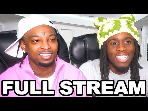 Unraveling the Exciting Moments from 21 Savage & Kai Cenat's Full Stream!