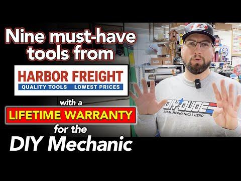 Top 9 Lifetime Warranty Tools for DIY Mechanics from Harbor Freight