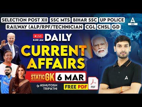 Exciting Current Affairs Update: 6th March 2024