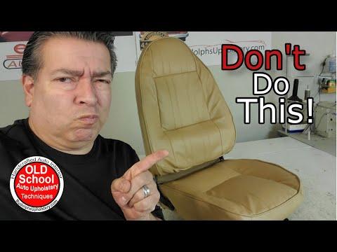 Avoid These Common Mistakes in DIY Auto Upholstery