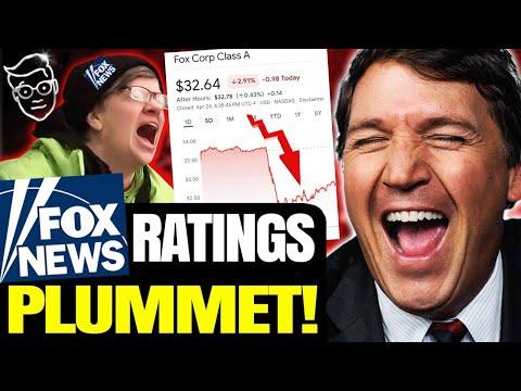Fox News Ratings Collapse in 2023: Tucker's Departure and New Network Shake Up Media Landscape