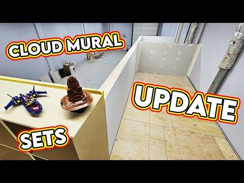 Exciting Updates: Cloud Mural, Subfloor Construction, & LEGO Sets!