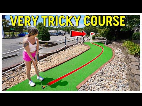 Mastering Mini Golf: A Lucky Shot and Course Challenges