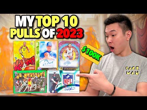 Unveiling the Top 10 Sports Card Pulls of 2023: A Year in Review