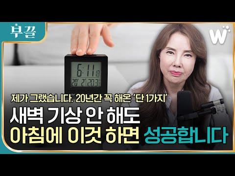 아침에 '이걸' 하고 성공하는 비결 - 새벽형 인간의 루틴