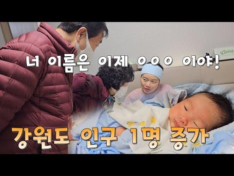 한국의 출생신고 및 이름 짓는 문화