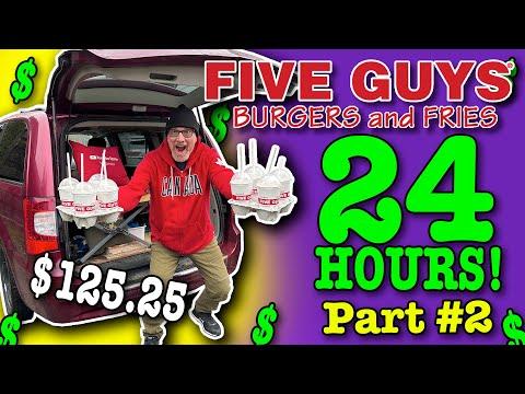 Ultimate Food and Camping Experience at Five Guys - A YouTuber's Journey