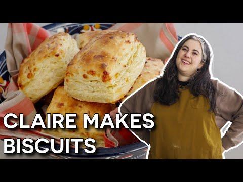 Mastering the Art of Making Flaky Cheddar Biscuits with Claire Saffitz