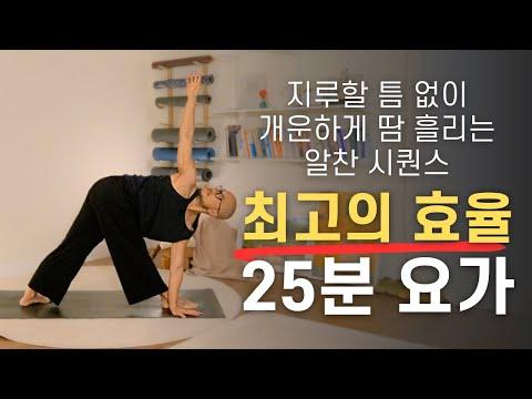 25분 데일리 빈야사 요가 | 요가소년 515로 개운하게 땀 흘리는 시퀀스로 정착하기