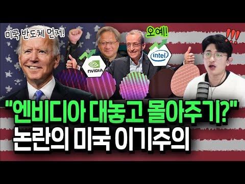 엔비디아의 AI 시장 지배력과 미국의 반도체 보조금 논란