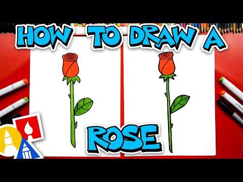 Learn How to Draw a Beautiful Rose: Step-by-Step Guide with Coloring Tips