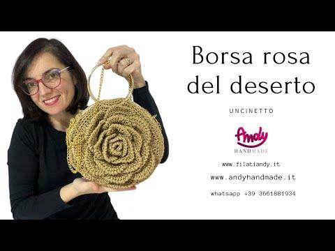 Tutorial Borsa fiore del deserto: Creazione e personalizzazione