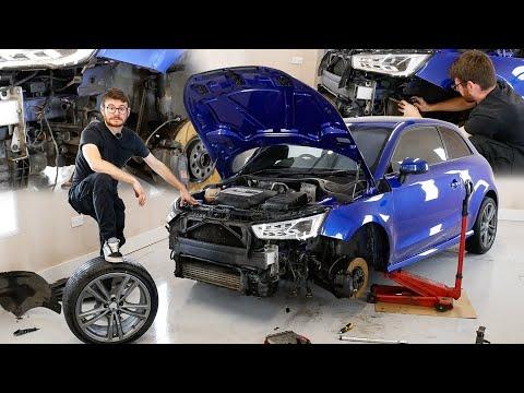 Rebuilding a Wrecked Audi S1: A Step-by-Step Guide