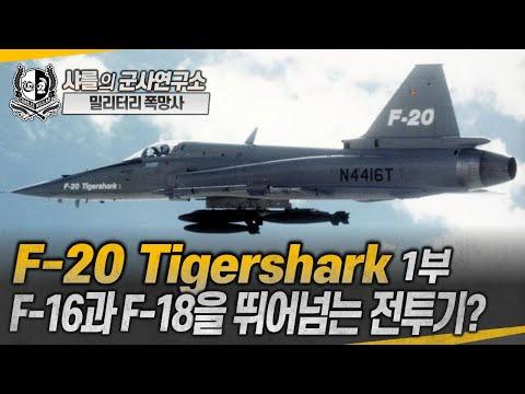 [밀리터리 폭망사] F-20 Tigershark: F-16과 F-18을 뛰어넘는 전투기?