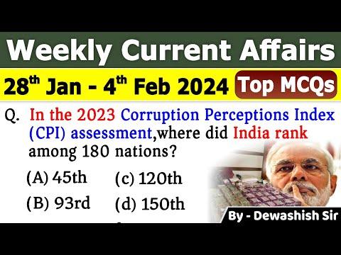 Stay Updated with February 2024 Weekly Current Affairs!