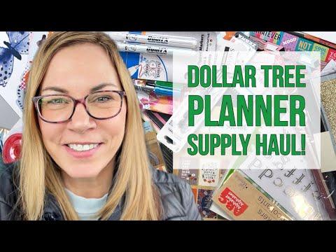 Affordable Dollar Tree Planner & Stationery Haul for Budget-Friendly Crafting