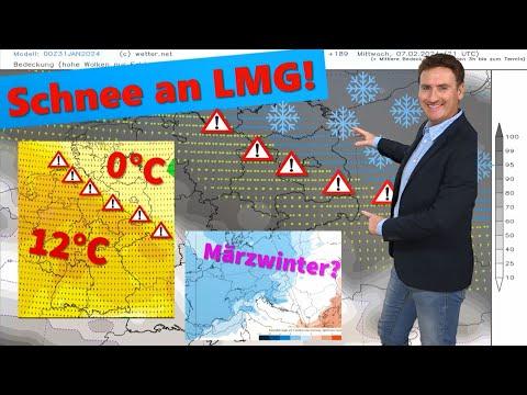 Vorschau auf das Wetter im Februar: Schnee, Kälte und Hochwassergefahr!