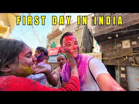 Immersing in Cultural Delights: Playing Holi with Locals in Delhi