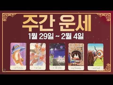 [타로/주간운세]1월 마지막 주/직장/금전/시험/관계/애정/컨디션