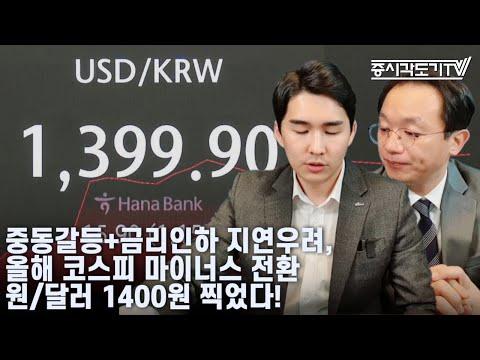 한국증시 대폭락! 외국인 매도세에 시장 불안정