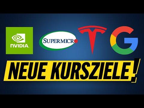 NVIDIA, Super Micro, Tesla und Google: Aktuelle Entwicklungen und Bewertungen