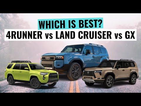 Toyota Land Cruiser vs 4Runner and Lexus GX: Which is the Better SUV?