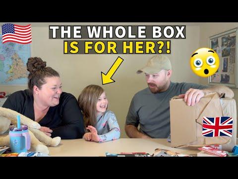 Unboxing Joy: American Family Receives Heartwarming Gifts from UK Subscribers