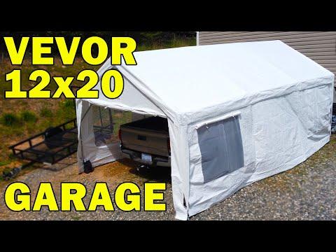 Vivir 12 by 20 Portable Garage: Unboxing and Assembly Guide