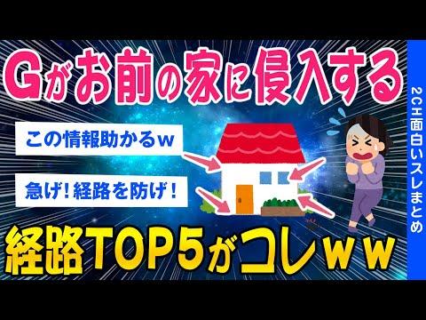 Gの侵入経路トップ5と対策についてのゆっくり解説